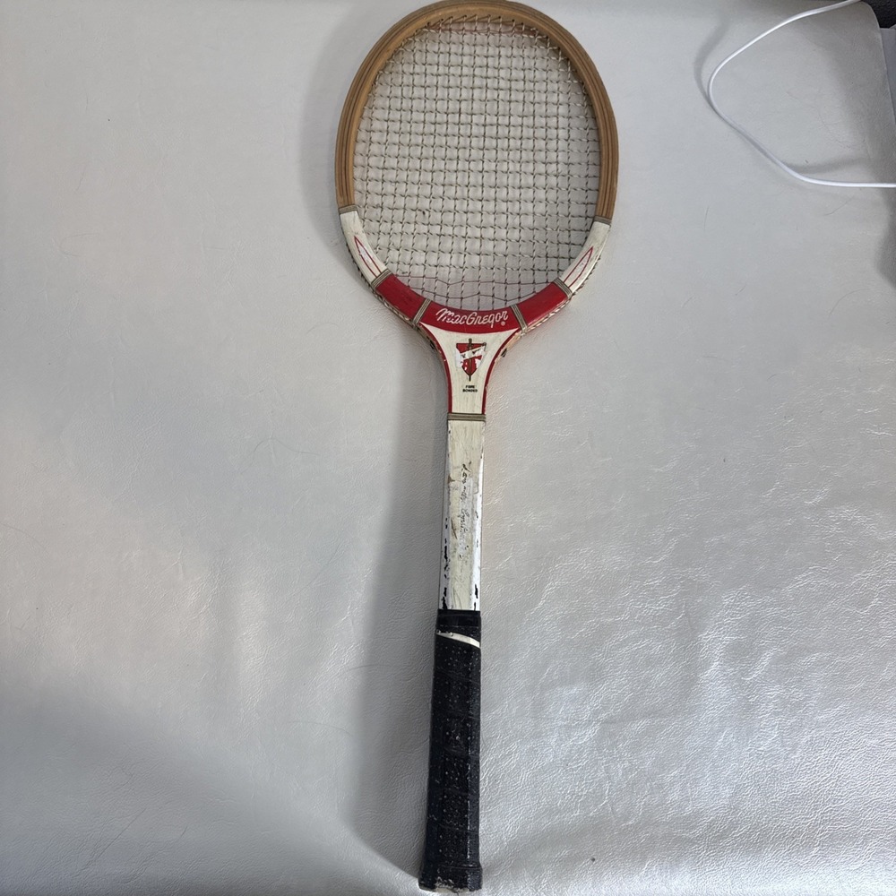 Vintage, MacGregor Challenger Wooden Tennis Racquet,  Circa 1970 Racket